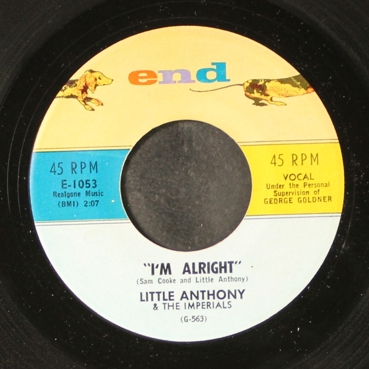 i'm alright / so near and yet so far by LITTLE ANTHONY & IMPERIALS