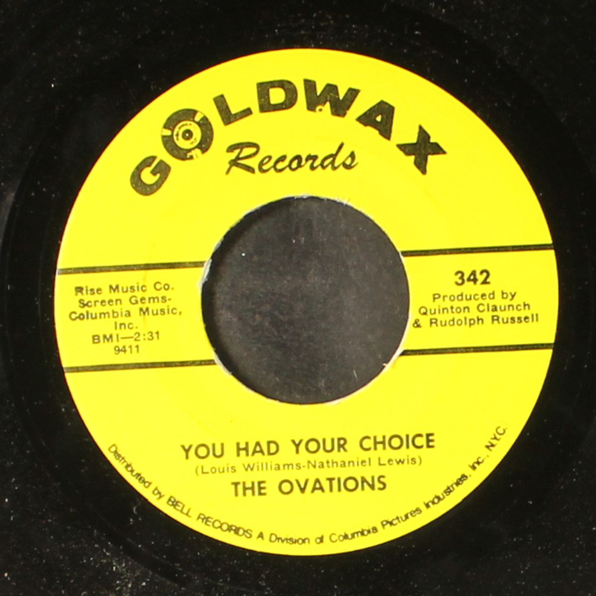 i'm living good / you had your choice by OVATIONS