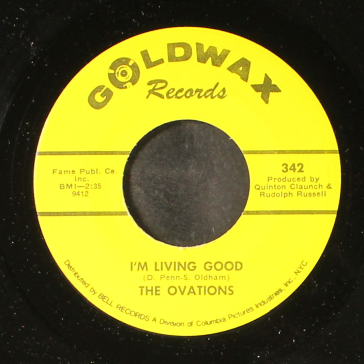 i'm living good / you had your choice by OVATIONS
