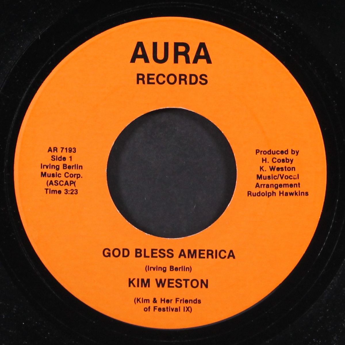 so glad / god bless america by KIM WESTON