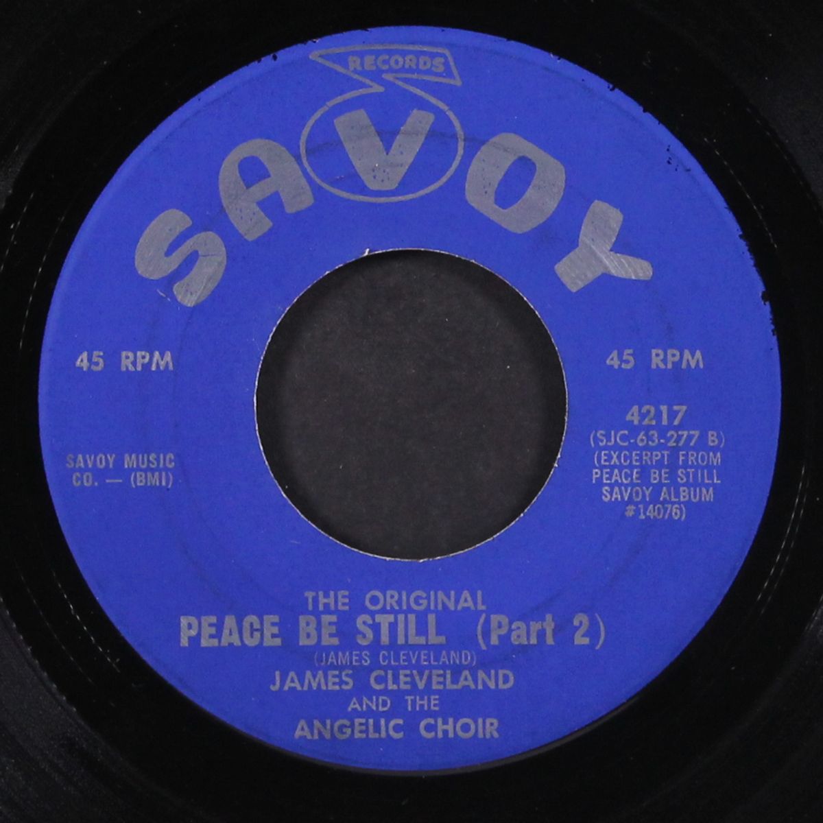 peace be still / pt. 2 by JAMES CLEVELAND