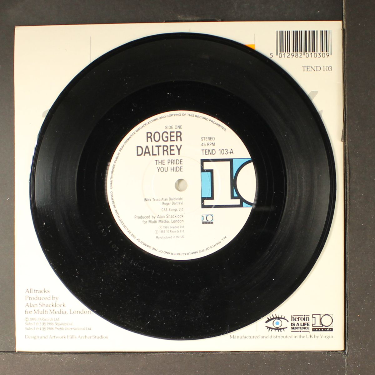 the pride you hide by ROGER DALTREY
