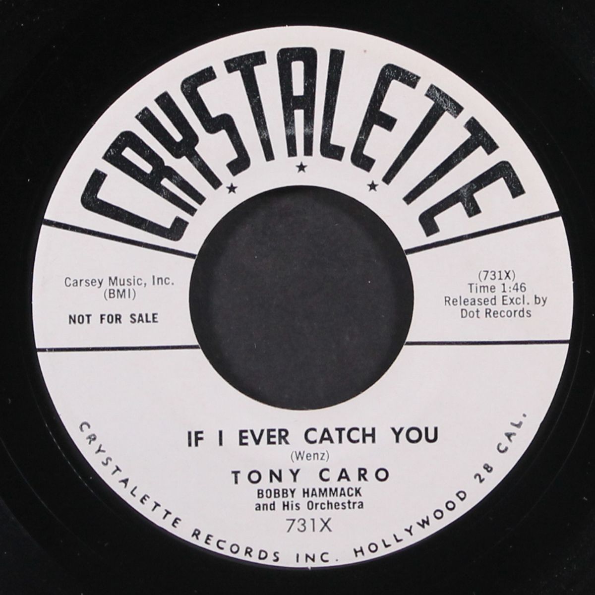 a year from now / if i ever catch you by TONY CARO