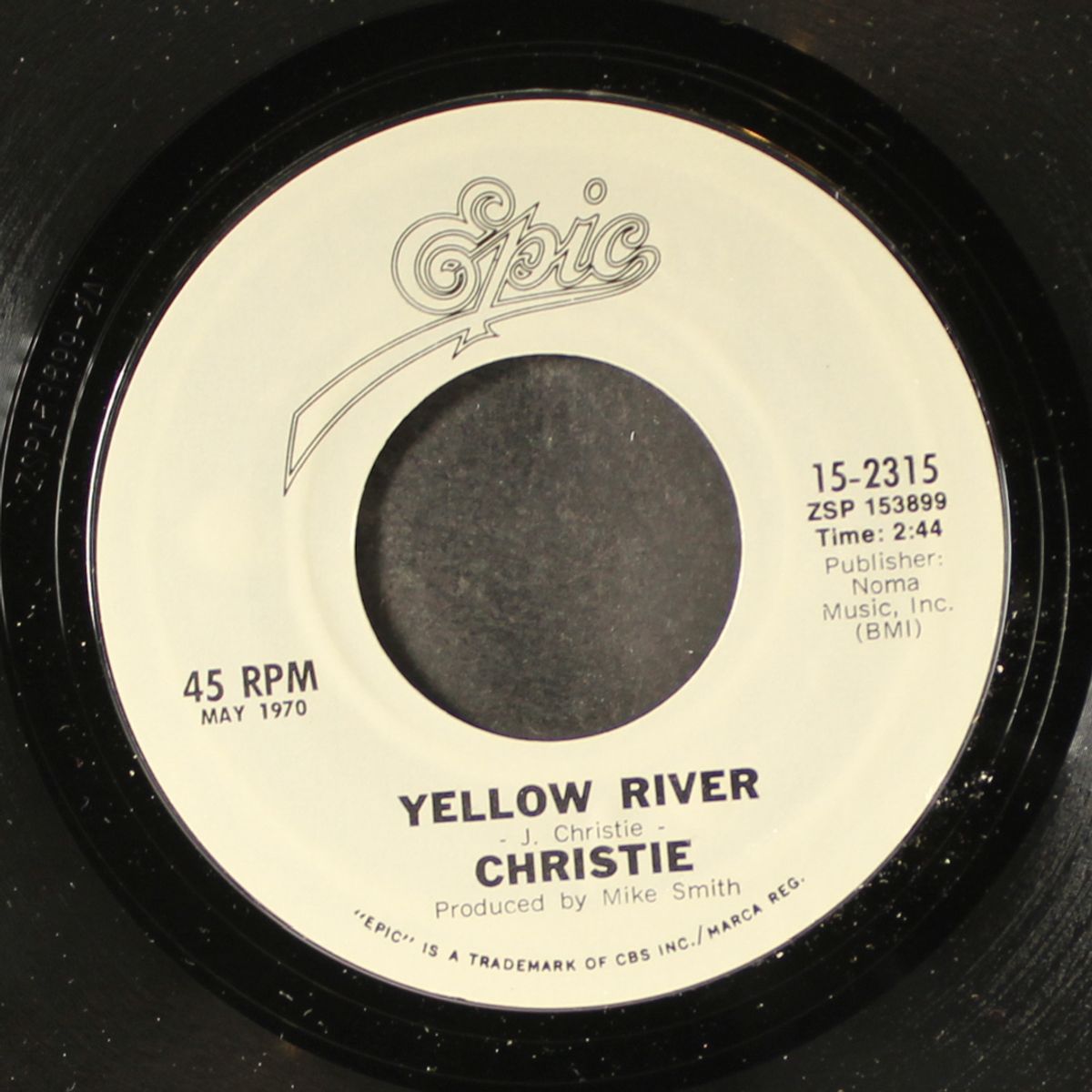 yellow river / as the years go by by CHRISTIE / MASHMAKHAN