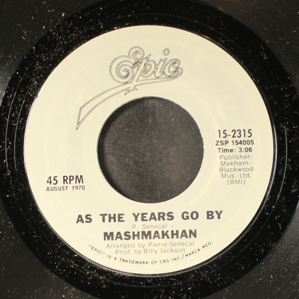 yellow river / as the years go by by CHRISTIE / MASHMAKHAN