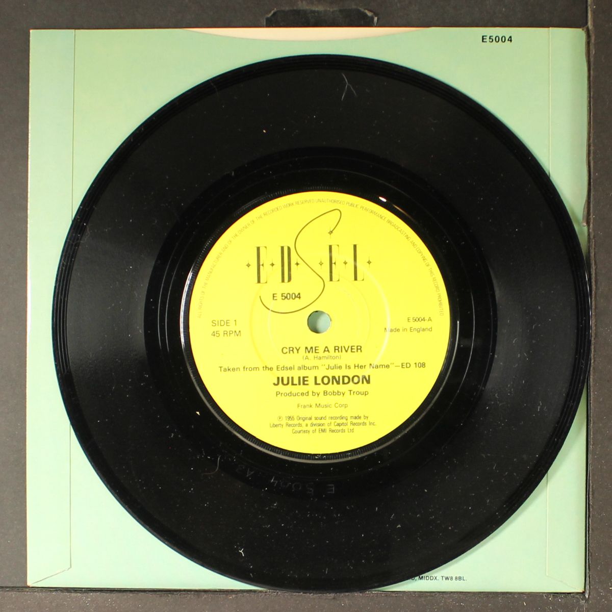 cry me a river / february brings the rain by JULIE LONDON
