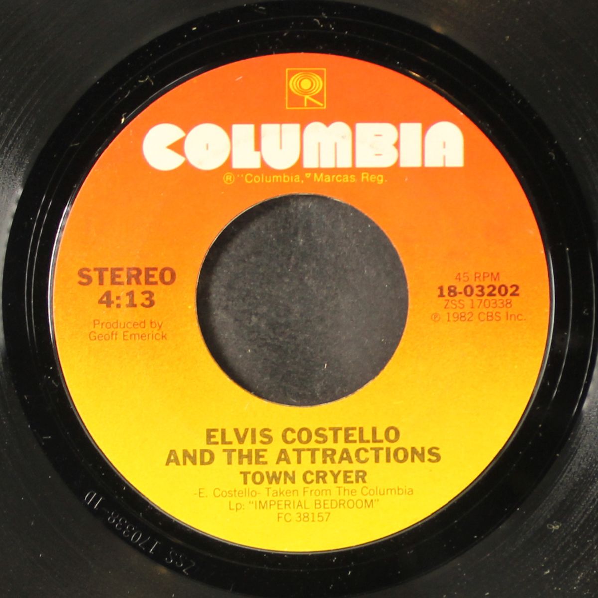 man out of time / town cryer by ELVIS COSTELLO