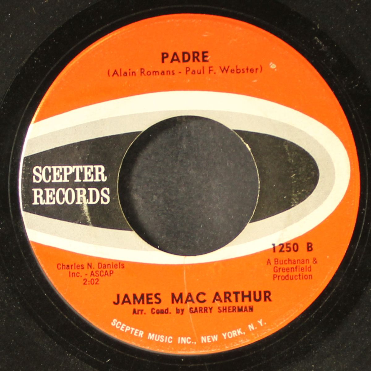 the ten commandments of love / padre by JAMES MACARTHUR