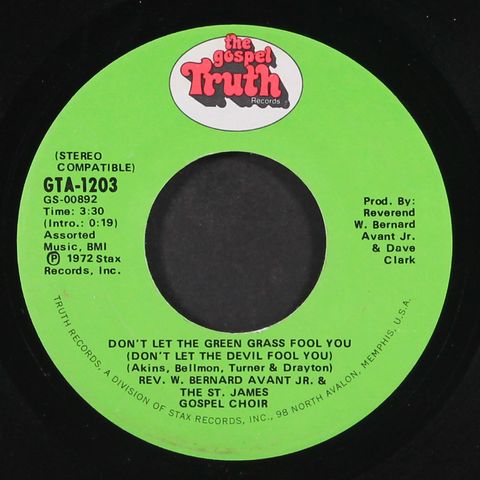REVERAND W. BERNARD AVANT, JR. & ST. JAMES GOSPEL CHOIR