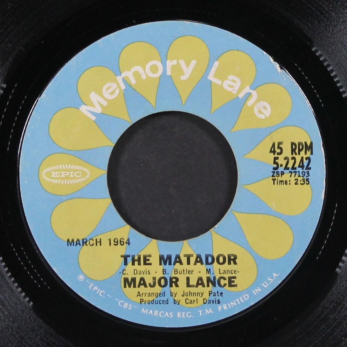 hey little girl / the matador by MAJOR LANCE