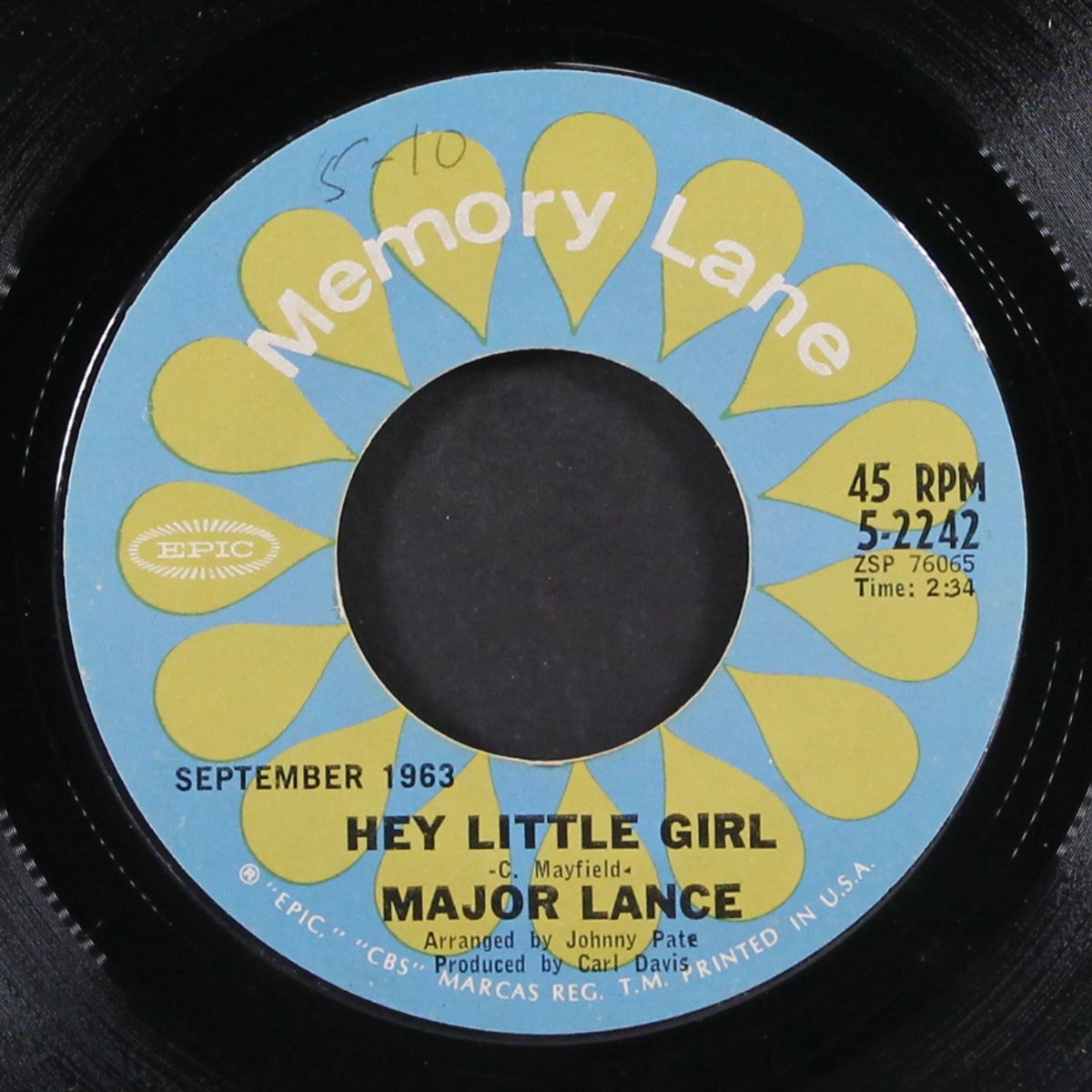 hey little girl / the matador by MAJOR LANCE
