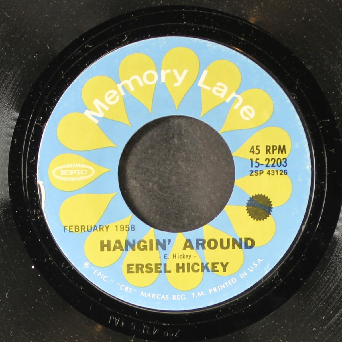 hangin' around / bluebirds over the mountain by ERSEL HICKEY