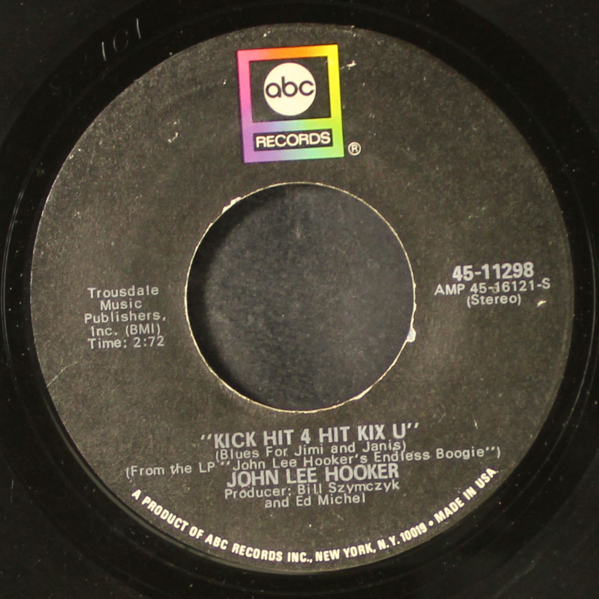 doin' the shout / kick hit 4 hit kix u by JOHN LEE HOOKER