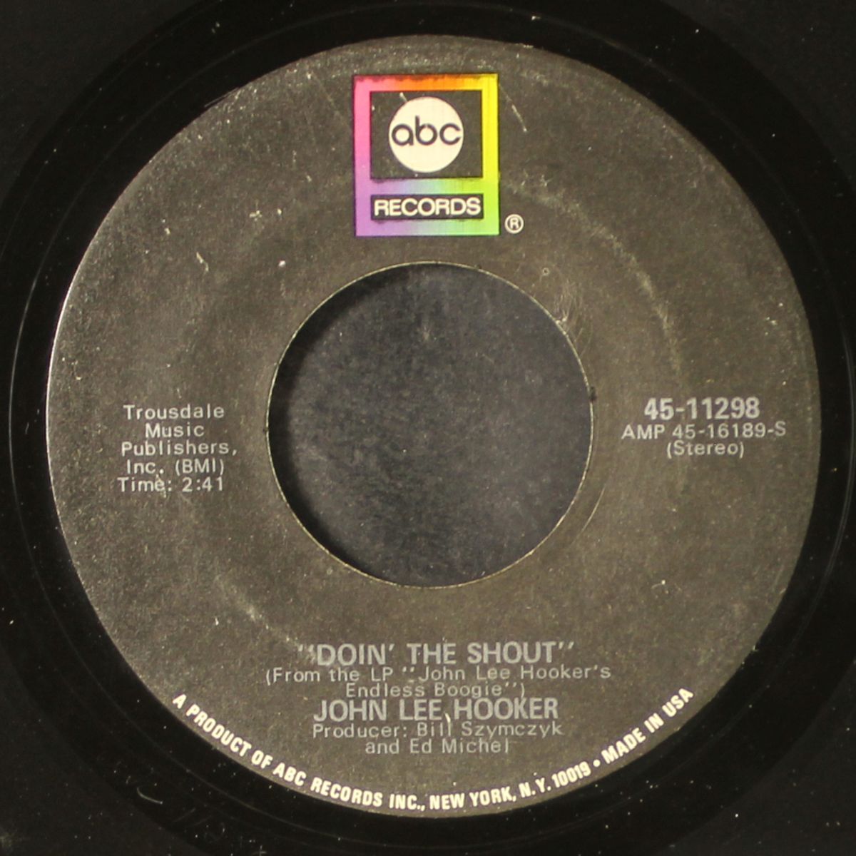 doin' the shout / kick hit 4 hit kix u by JOHN LEE HOOKER