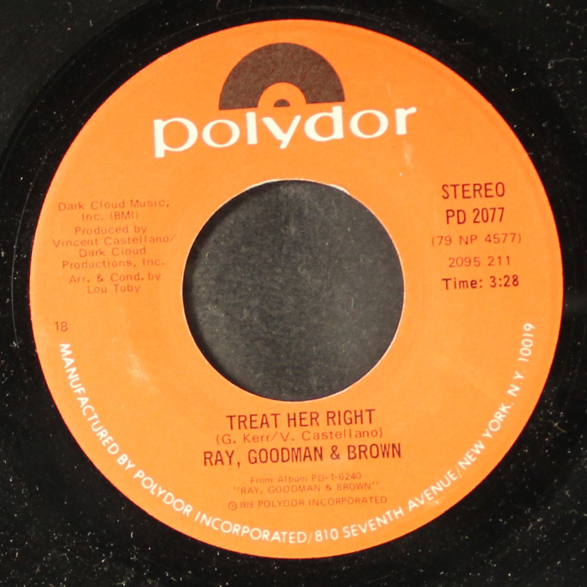 inside of you / treat her right by RAY, GOODMAN & BROWN