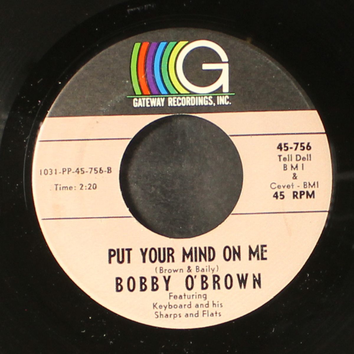 home town music / put your mind on me by BOBBY O'BROWN