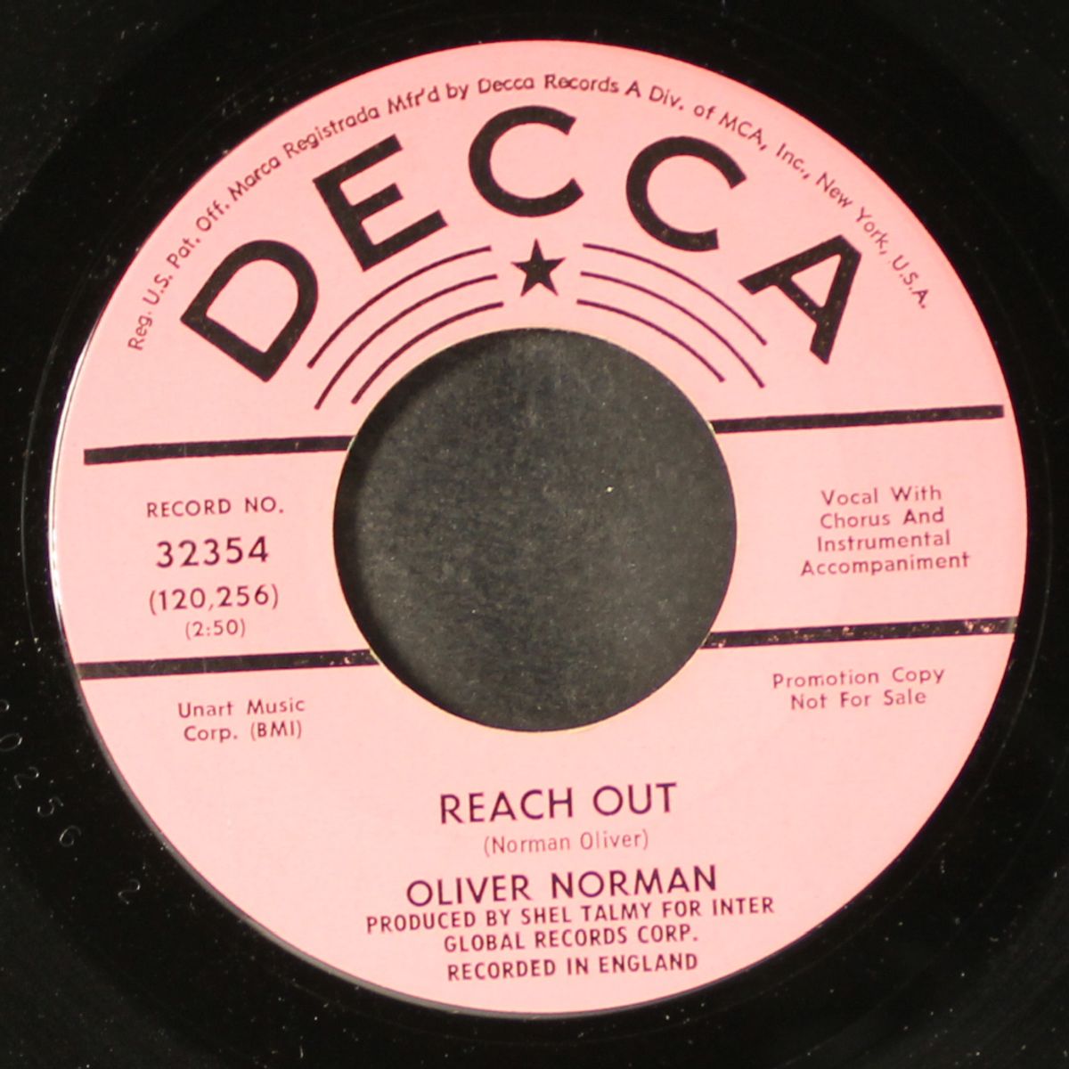 don't make promises / reach out by OLIVER NORMAN