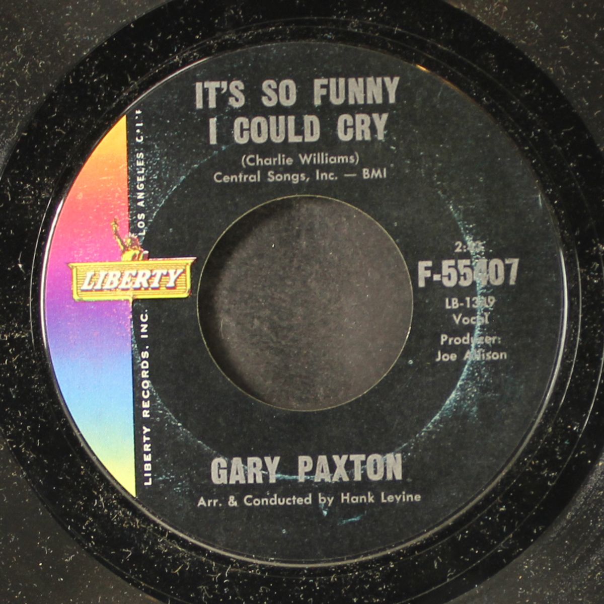 teen age crush / it's so funny i could cry by GARY PAXTON