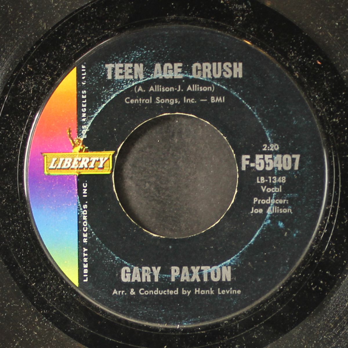 teen age crush / it's so funny i could cry by GARY PAXTON