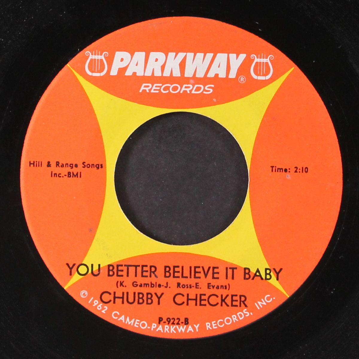 you better believe it baby / she wants t' swim by CHUBBY CHECKER