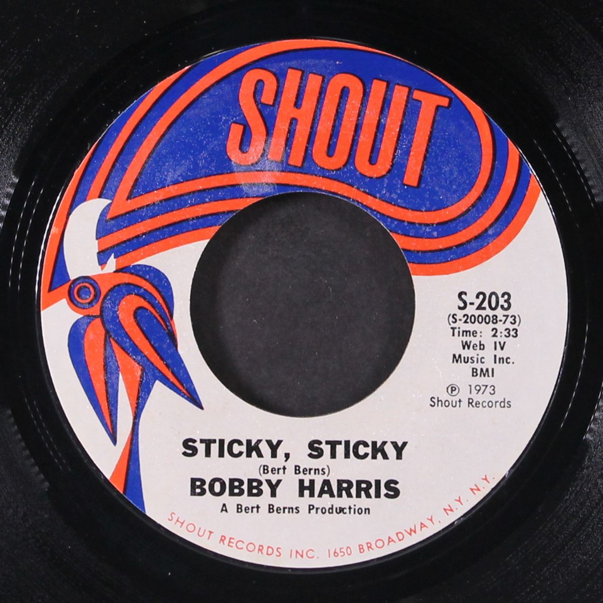sticky, sticky / mr. success by BOBBY HARRIS