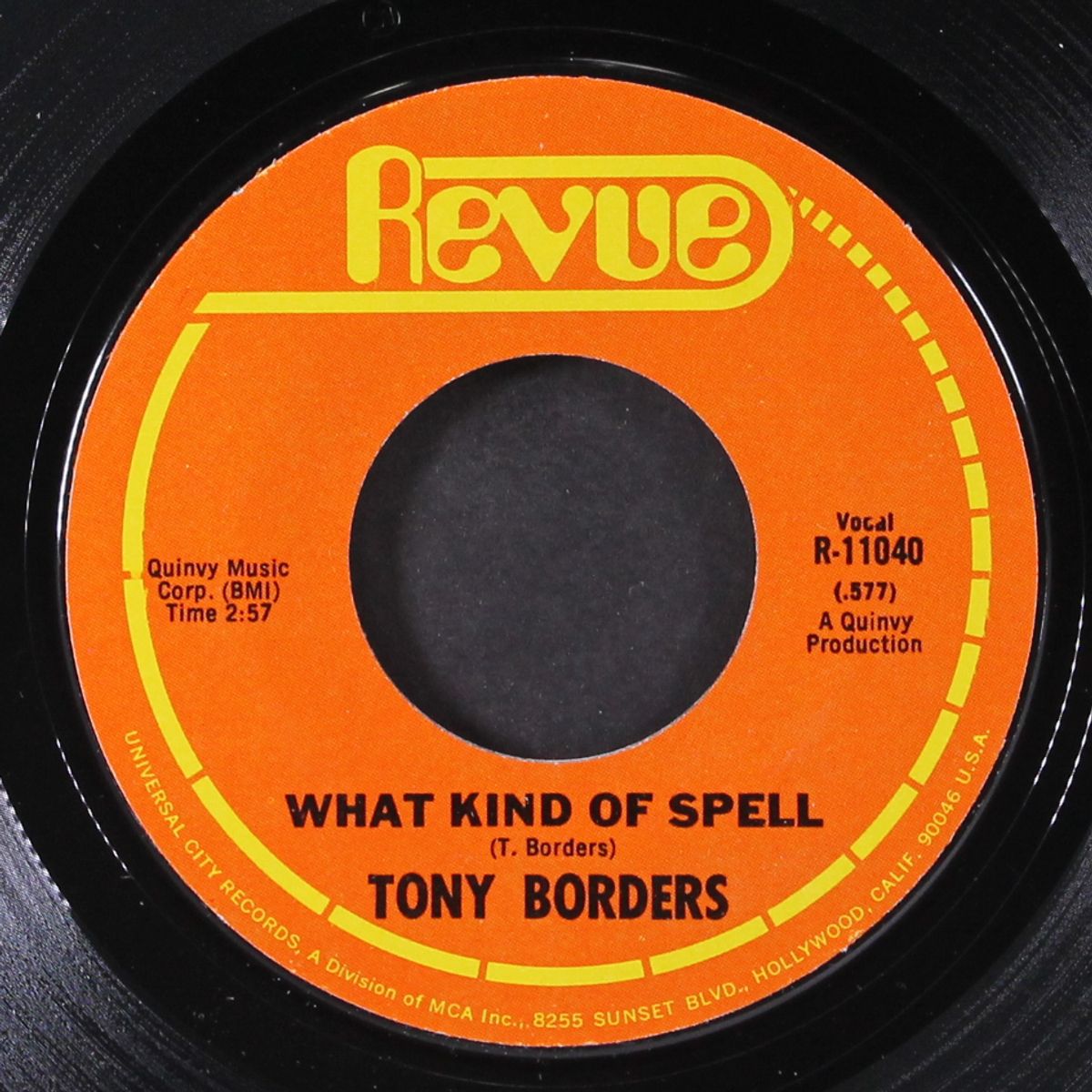 i met her in church / what kind of spell by TONY BORDERS