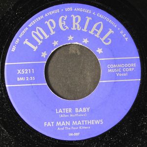 FAT MAN MATTHEWS & FOUR KITTENS