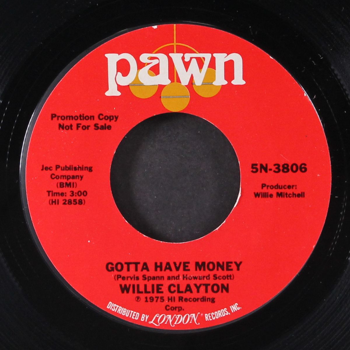 too much of nothin' / gotta make money by WILLIE CLAYTON