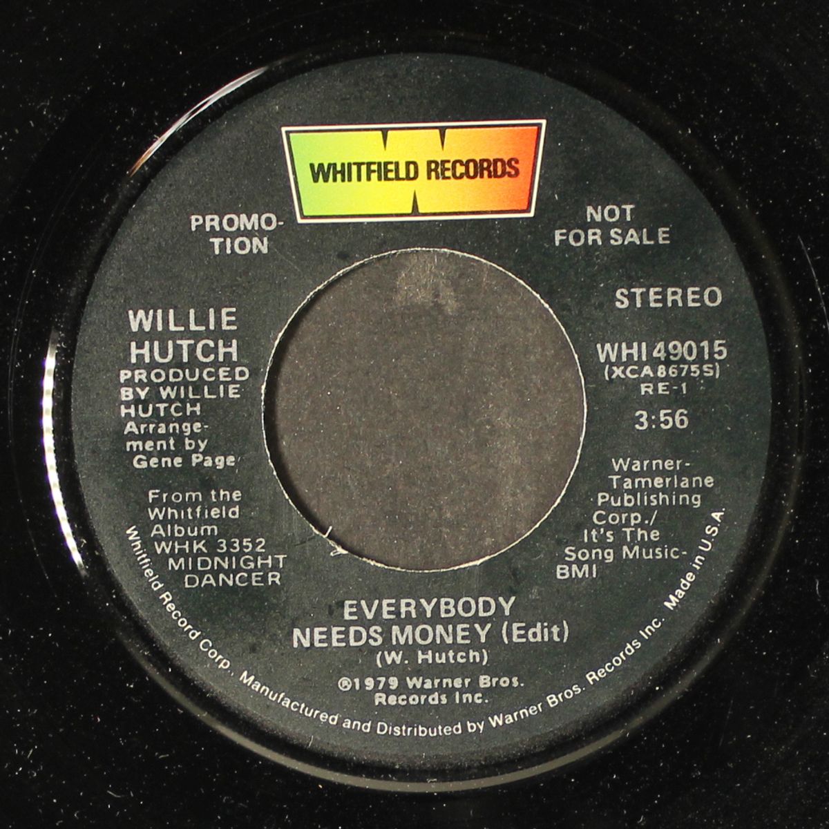 everybody needs money / mono by WILLIE HUTCH