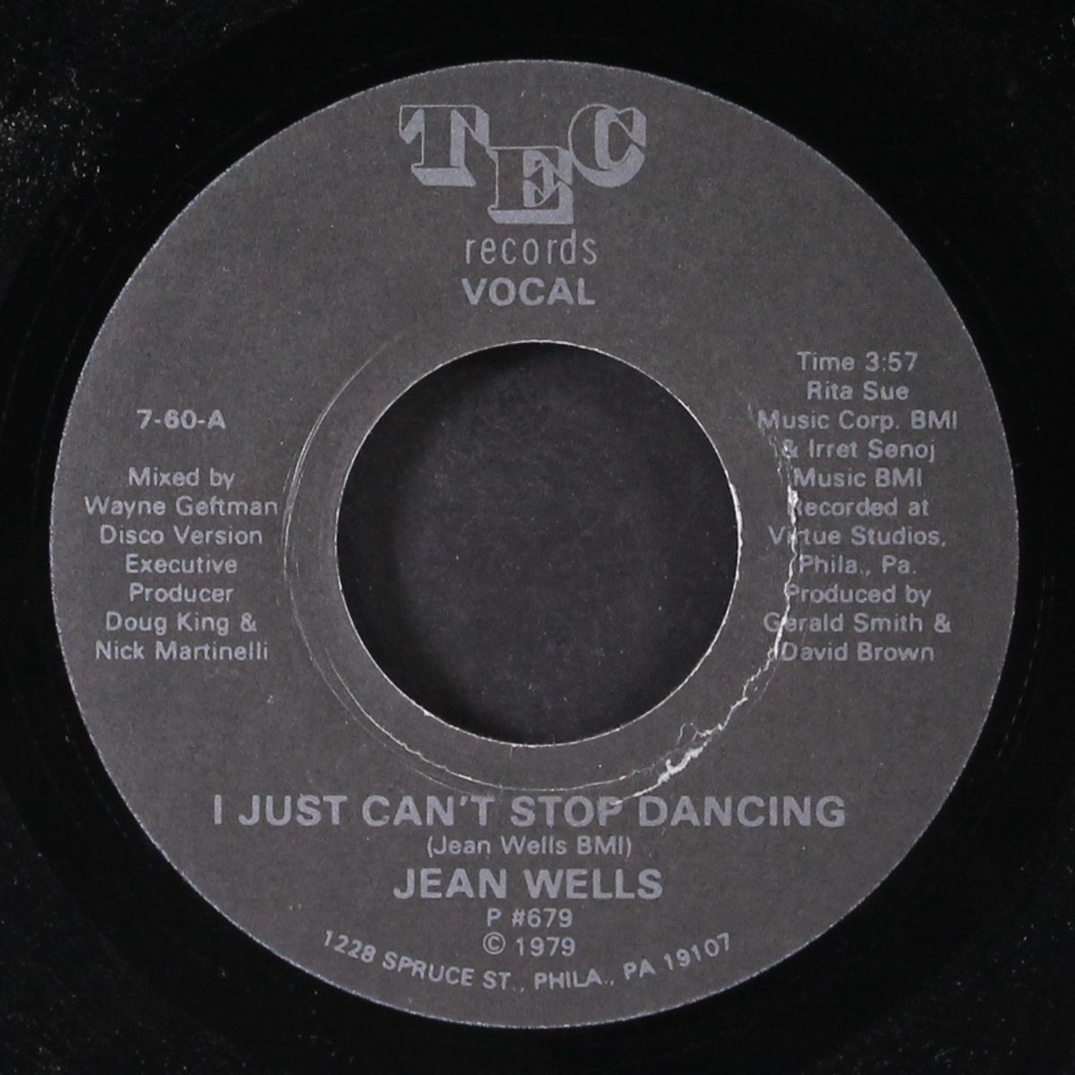 i just can't stop dancing / instrumental by JEAN WELLS