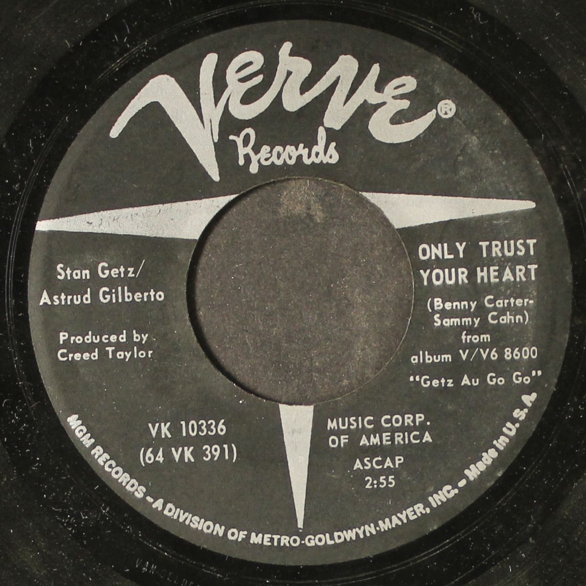only trust your heart / the telephone song by STAN GETZ / ASTRUD GILBERTO