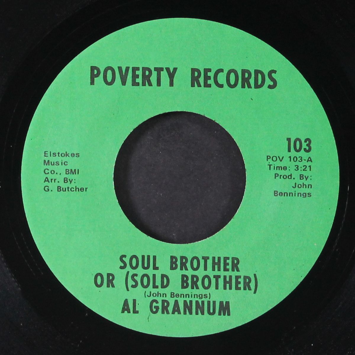 soul brother / soul touch by AL GRANNUM / RONNIE MITCHELL