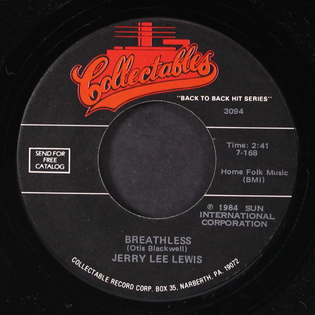 raunchy / breathless by BILL JUSTIS / JERRY LEE LEWIS