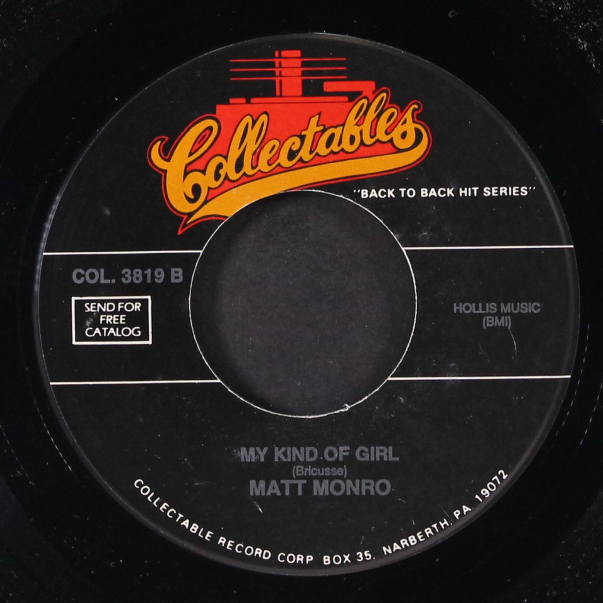 wheels / my kind of girl by STRING-A-LONGS / MATT MONRO