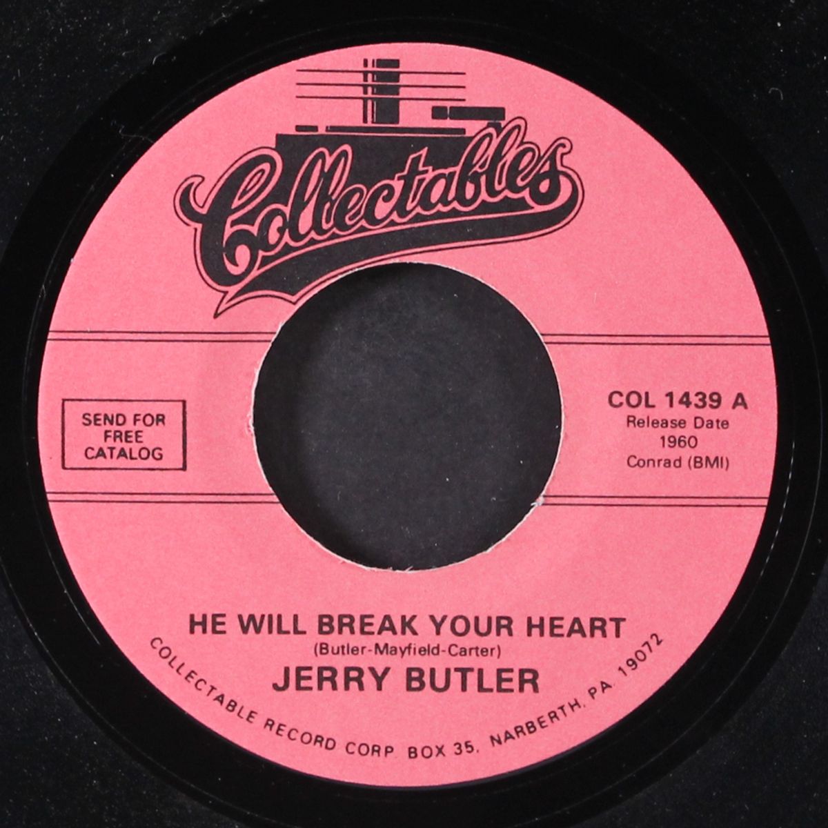 he will break your heart / thanks to you by JERRY BUTLER