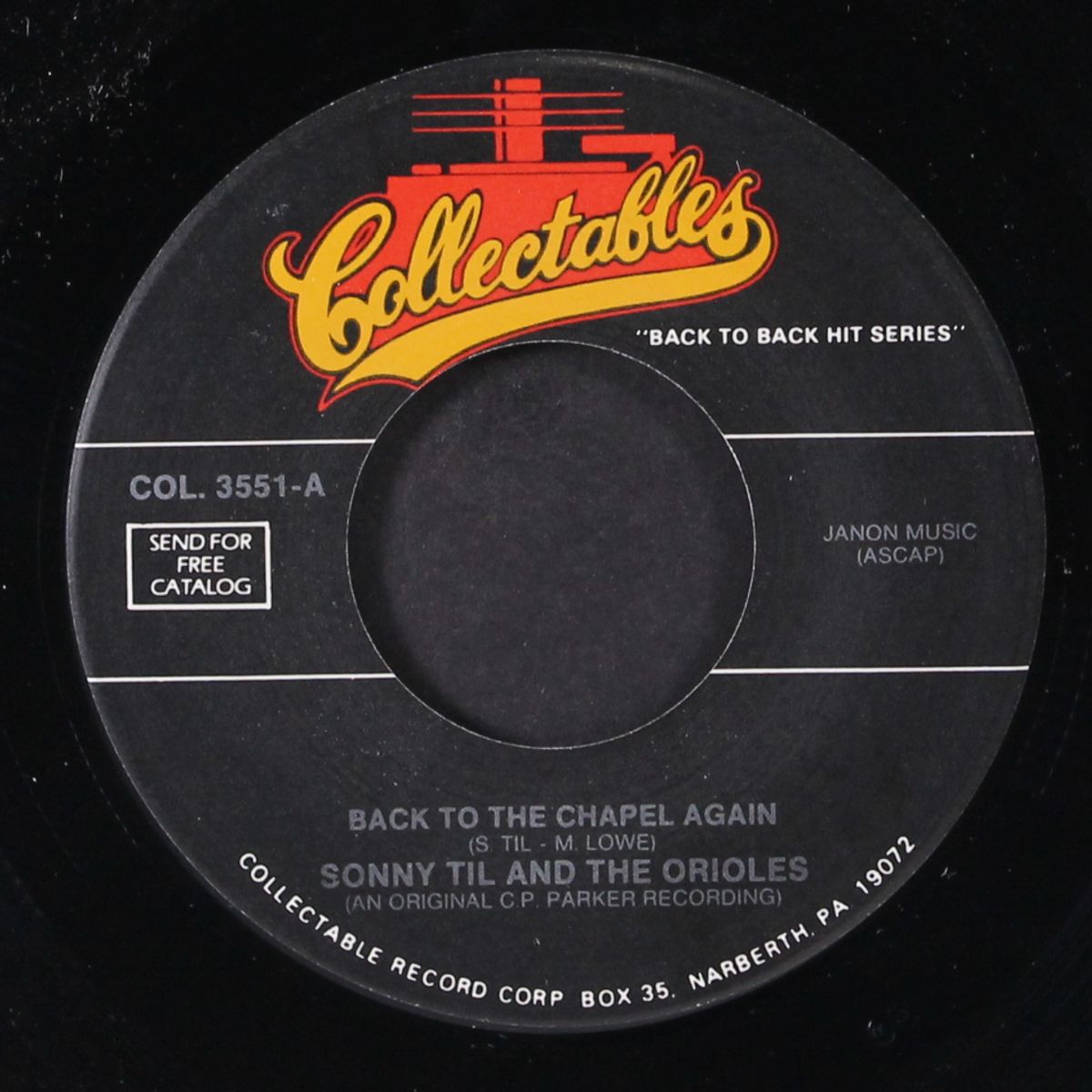 back to the chapel again / the wobble by SONNY TIL & ORIOLES