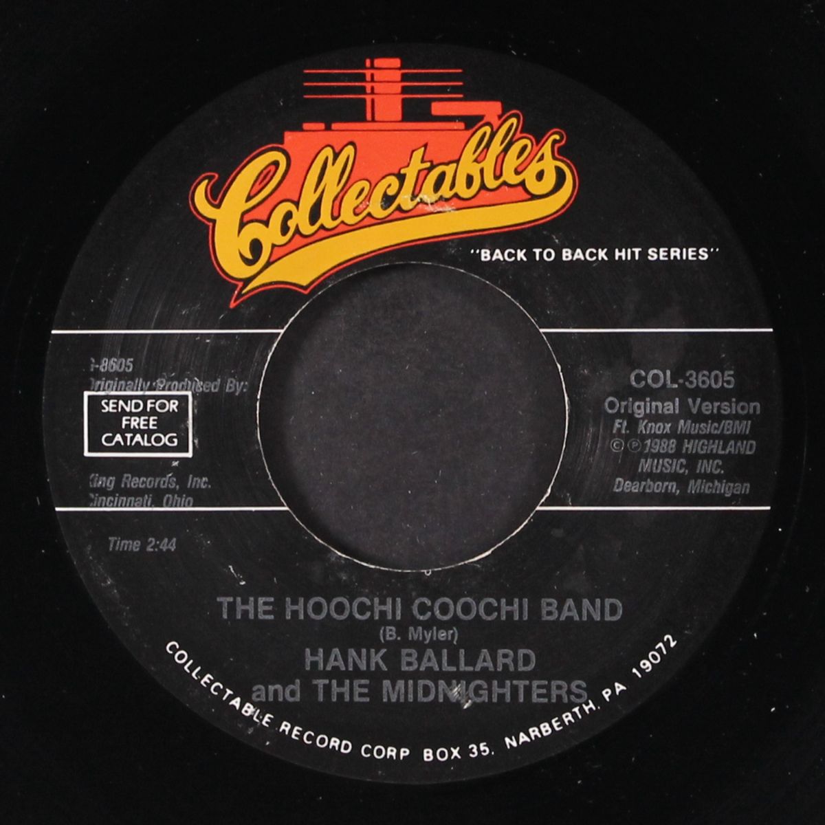 the coffee grind / the hoochi coochi band by HANK BALLARD & MIDNIGHTERS