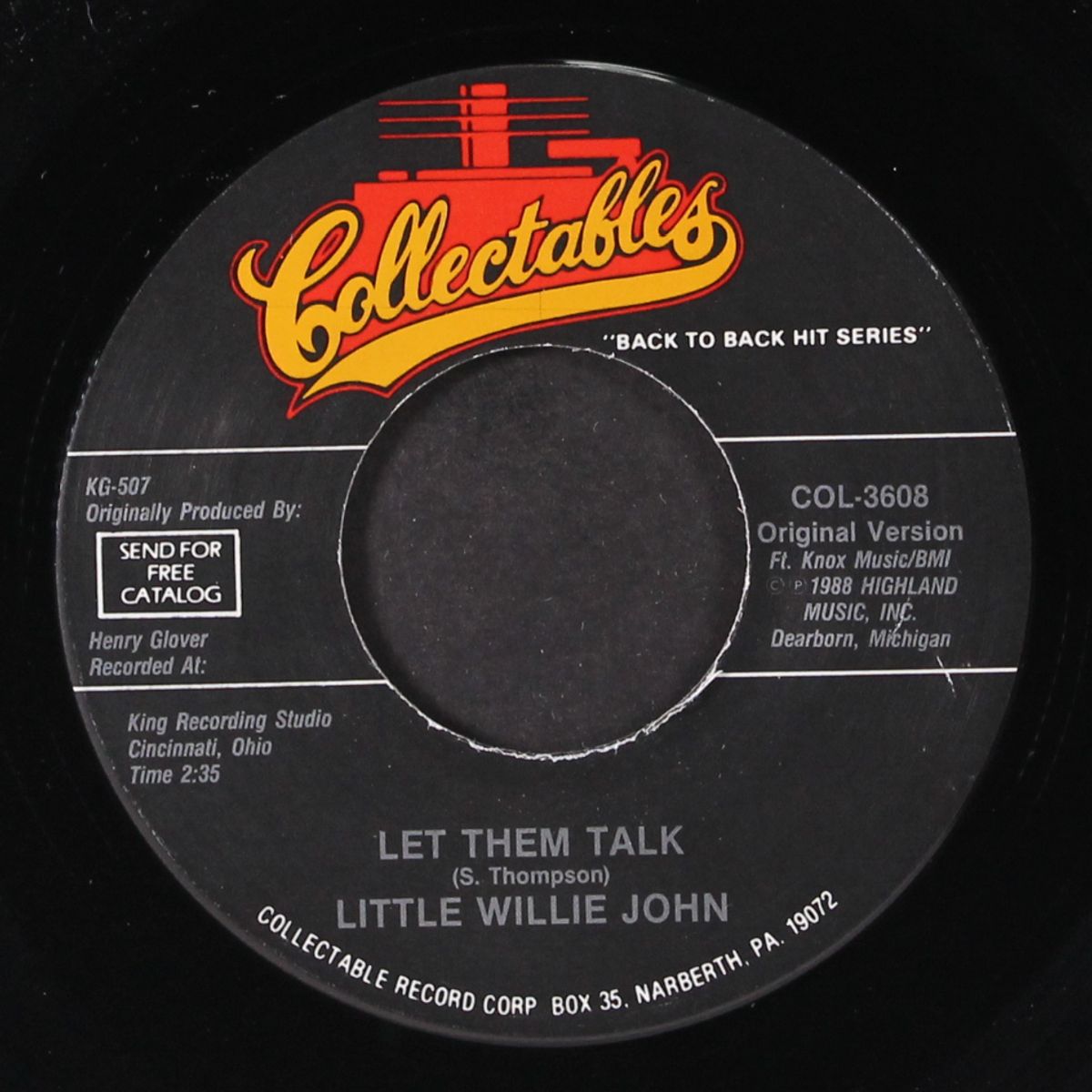 talk to me / let them talk by LITTLE WILLIE JOHN