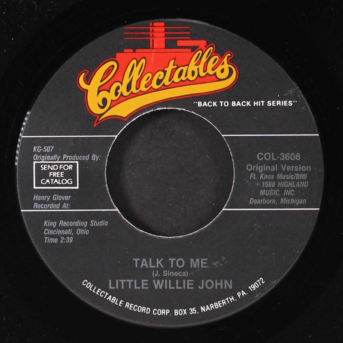 talk to me / let them talk by LITTLE WILLIE JOHN