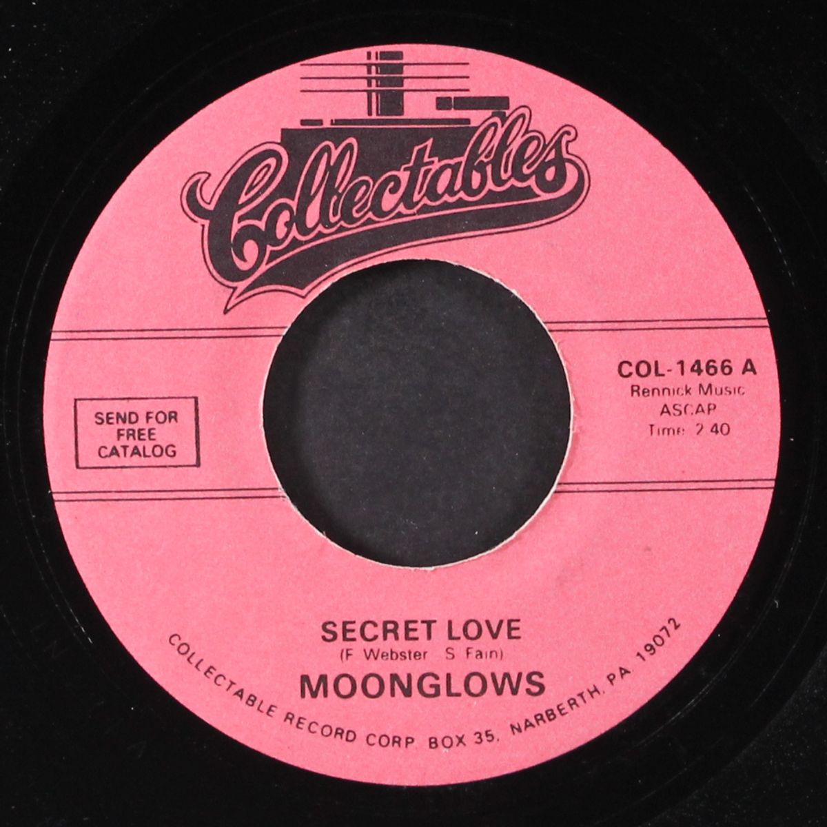 secret love / golden teardrops by MOONGLOWS / FLAMINGOS