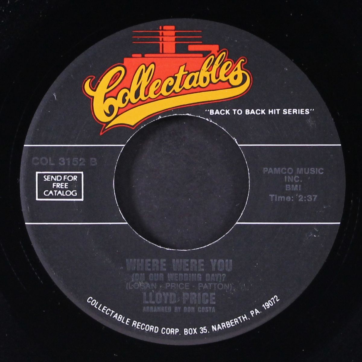 the jerk / where were you (on our wedding day) by LARKS / LLOYD PRICE