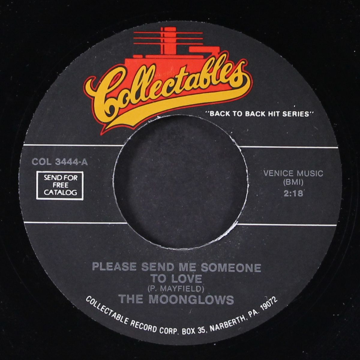 please send me someone to love / i knew from the start by MOONGLOWS