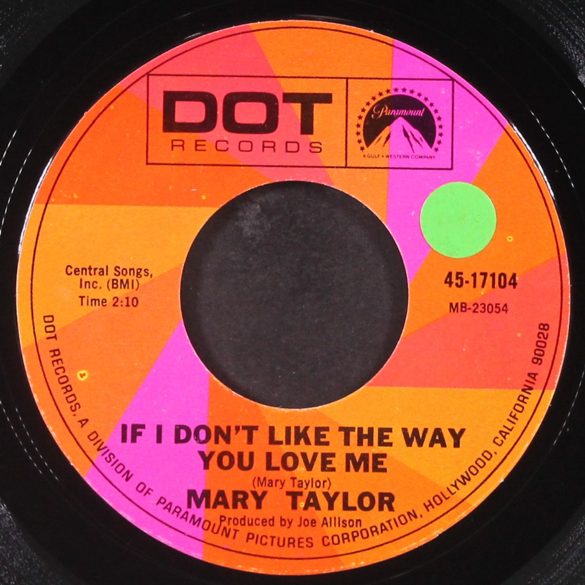 i don't like the way you love me / it takes so many by MARY TAYLOR