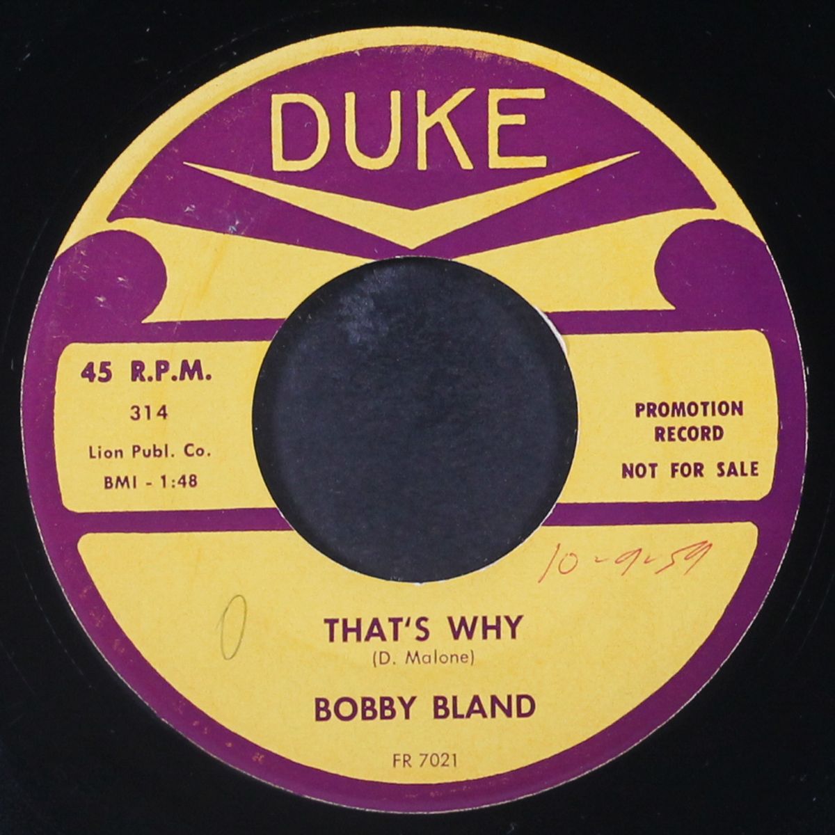 i'll take care of you / that's why by BOBBY BLAND