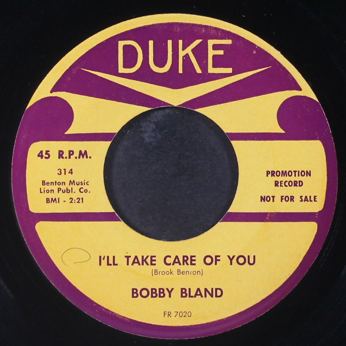 i'll take care of you / that's why by BOBBY BLAND