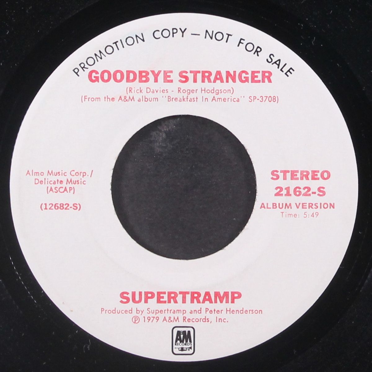 goodbye stranger by SUPERTRAMP