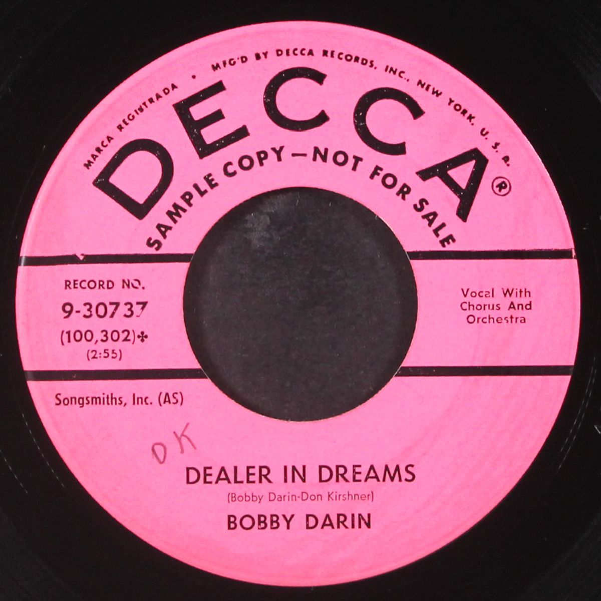 dealer in dreams / silly willy by BOBBY DARIN