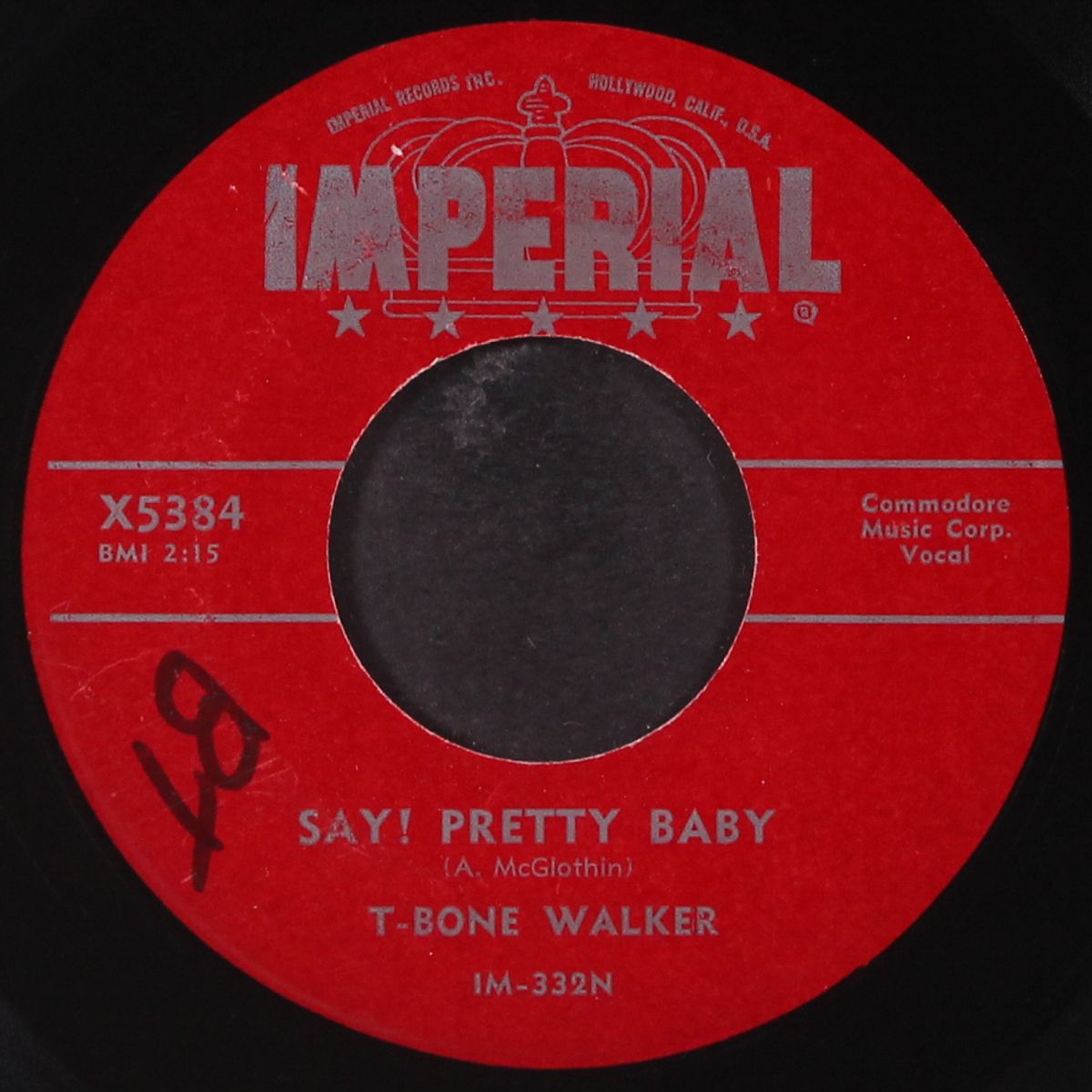 alibi / say! pretty baby by T-BONE WALKER