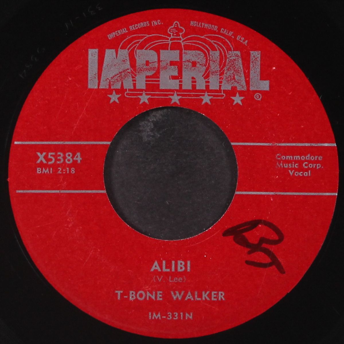 alibi / say! pretty baby by T-BONE WALKER