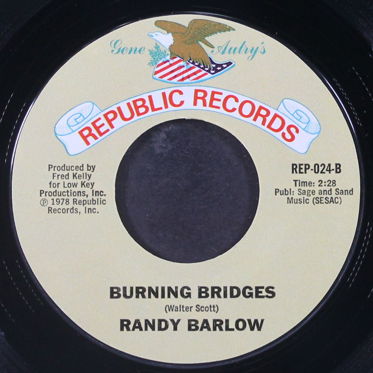 no sleep tonight / burning bridges by RANDY BARLOW